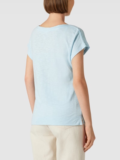 s.Oliver RED LABEL T-shirt met statementstitching, model 'Slub Weschel' Bleu - 5