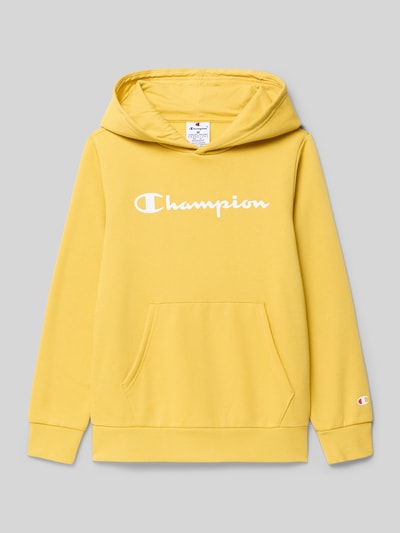CHAMPION Hoodie mit Kapuze GELB 1