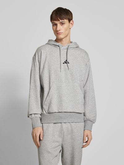 ADIDAS SPORTSWEAR Hoodie mit Label-Stitching Hellgrau 4