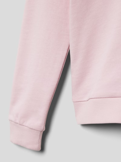 Guess Hoodie mit Label-Detail in metallic Rosé 2