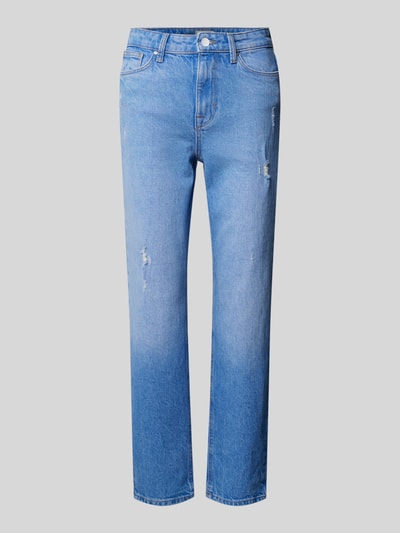 Only Straight Fit Jeans aus Baumwolle mit hoher Taille Modell EMELY' Hellblau 2