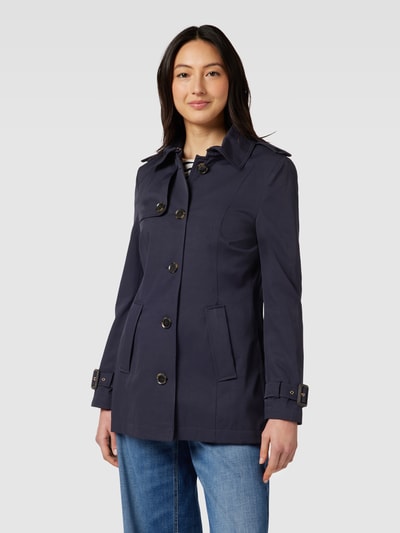 Christian Berg Woman Selection Trenchcoat met knoopsluiting Donkerblauw - 4