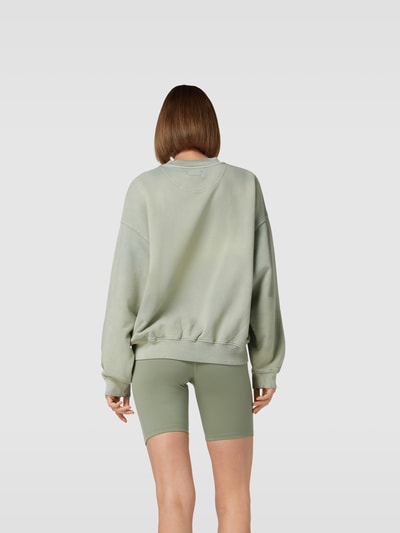 Anine Bing Sweatshirt mit Label-Print Khaki 5