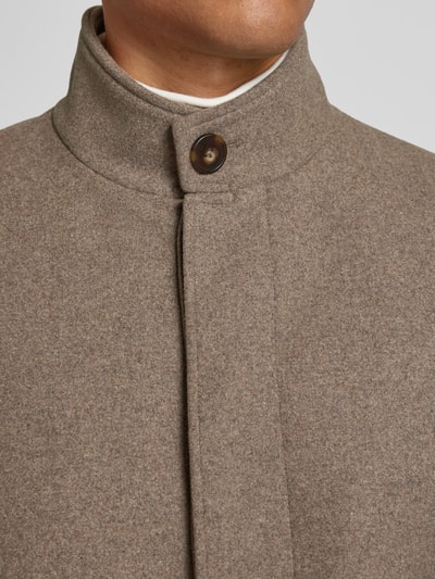 Jack & Jones Premium Lange jas van wolmix, model 'WILSON' Beige - 3