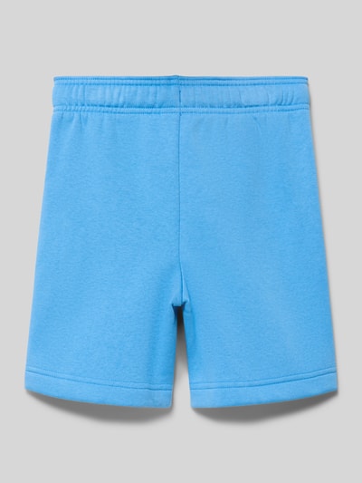 Produktfoto, Sweatshorts mit Logo und elastischem Bund von GAP aus Baumwoll-Mix in Hellblau, Regular Fit, strukturierte Oberfläche.