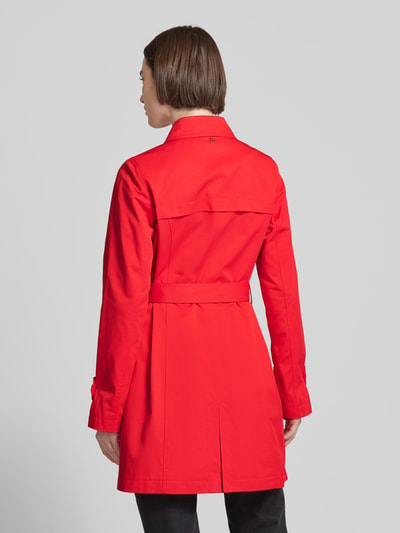 comma Trenchcoat mit Gürtel Rot 5