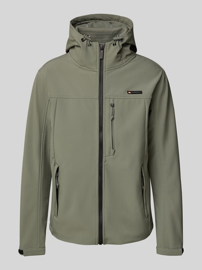 Superdry Softshell-jack met ritszakken Metallic groen - 2