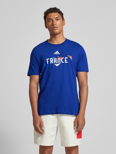 ADIDAS SPORTSWEAR T-Shirt mit Label-Print Modell 'FRANCE' Marine 4