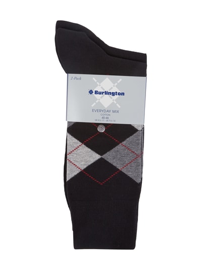 Burlington Socken im 2er-Pack Black 2