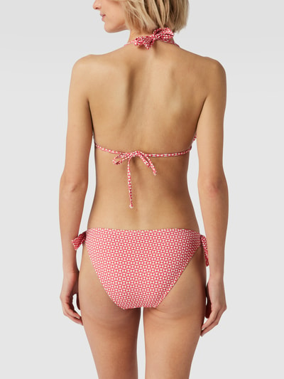 Marc O'Polo Bikinitop met grafisch all-over motief Lichtrood - 4