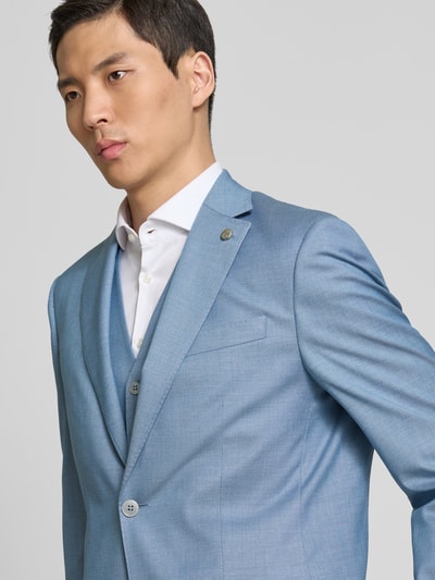 HECHTER PARIS Regular fit 2-knoops colbert met klepzakken, model 'X-Tension' Lichtblauw - 3