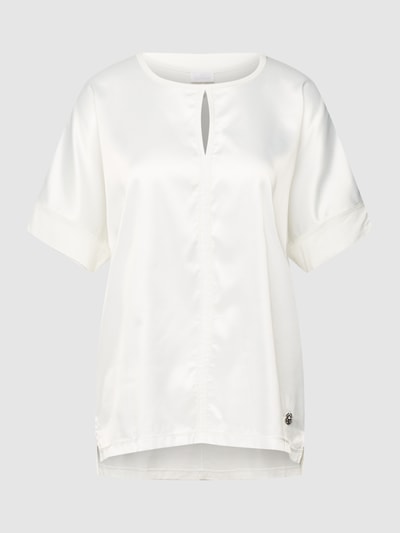Sportalm Blusenshirt mit Schlüsselloch-Ausschnitt Weiss 2