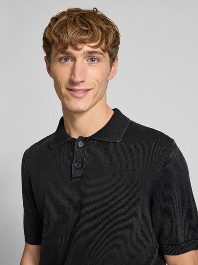 Marc O'Polo Denim Regular fit poloshirt van puur katoen Zwart - 3