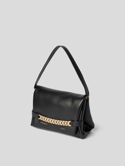 Victoria Beckham Pochette aus echtem Lammleder Black 2