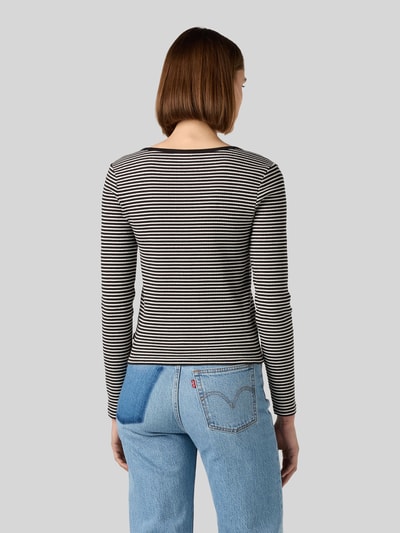 Levi's® Relaxed Fit Langarmshirt aus Baumwoll-Mix Mittelgrau 5