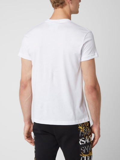 Versace Jeans Couture T-Shirt mit Logo Weiss 5