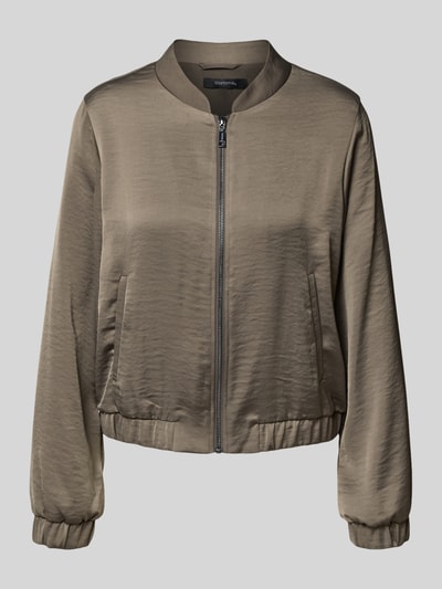 comma Blazer mit Reißverschluss Oliv 2
