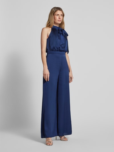 Swing Jumpsuit mit Schluppe Marine 1