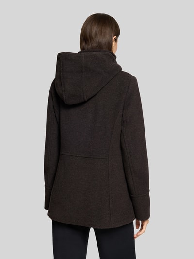 Gil Bret Regular Fit Parka aus Woll-Mix  Dunkelbraun 5