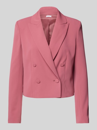 Jake*s Cocktail Regular Fit Blazer mit Reverskragen Altrosa Melange 2