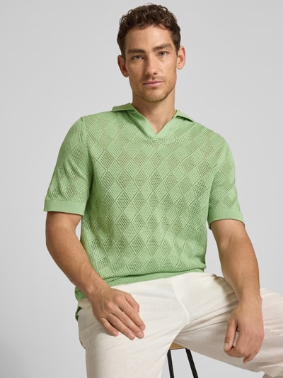 Selected Homme Regular Fit Poloshirt aus reiner Baumwolle Modell 'ARCO' Hellgruen 3