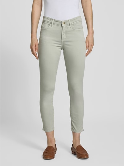 Cambio Slim Fit Jeans mit verkürztem Schnitt Modell 'PIPER' Mint 4