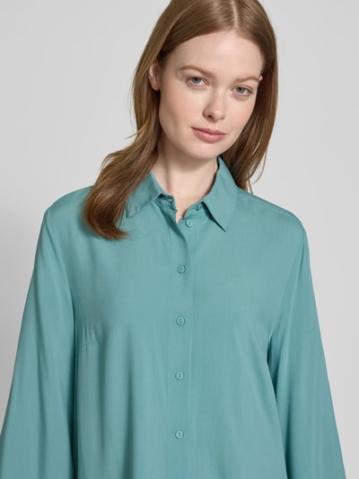 Christian Berg Woman Regular Fit Bluse aus Viskose mit 3/4-Arm Aqua 3