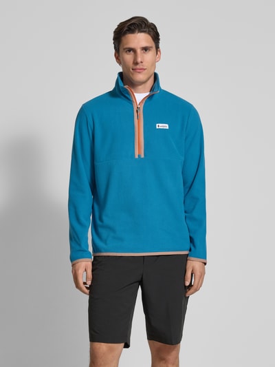 Cotopaxi Fleecepullover mit Stehkragen Modell 'Amado' Bleu 4