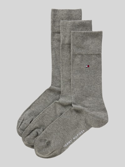 Tommy Hilfiger Socken mit Label-Detail im 3er-Pack Anthrazit 1