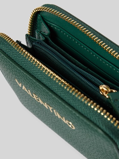 VALENTINO BAGS Portemonnee met labelopschrift, model 'ALEXIA' Donkergroen - 3