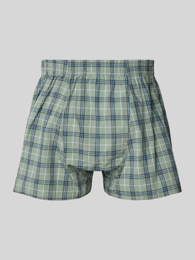 MCNEAL Boxershort van puur katoen met logopatch in een set van 3 stuks Metallic groen - 3