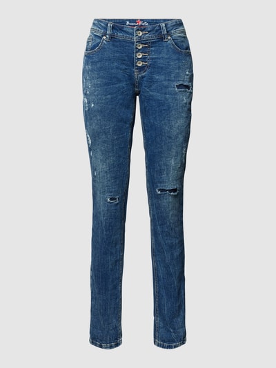 Buena Vista Jeans met knoopsluiting, model 'MALIBU' Blauw - 2