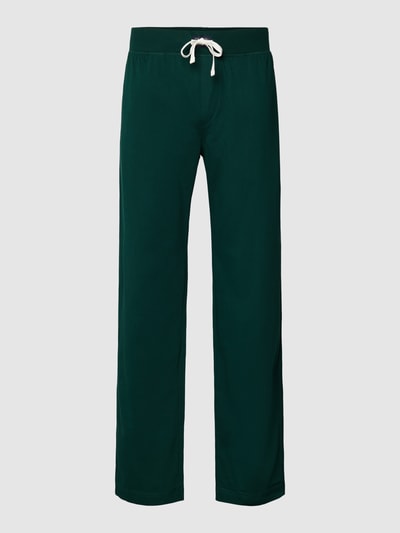 Polo Ralph Lauren Underwear Sweatpants met labelstitching, model 'LIQUID' Donkergroen - 2