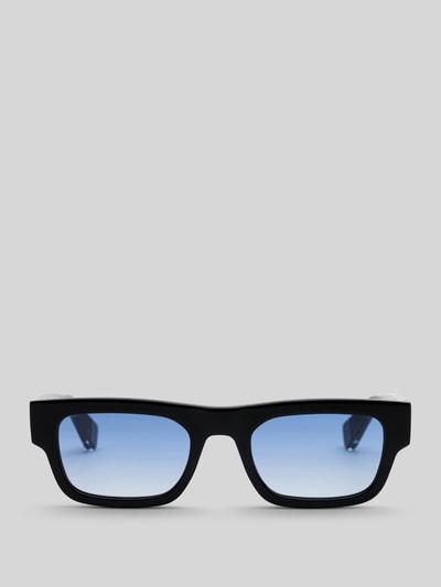 MessyWeekend Rechteckige Sonnenbrille  BLACK 1