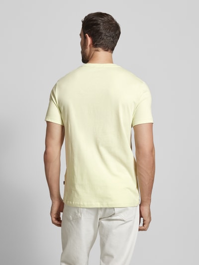 camel active T-Shirt mit gerippten Abschlüssen Mint 5