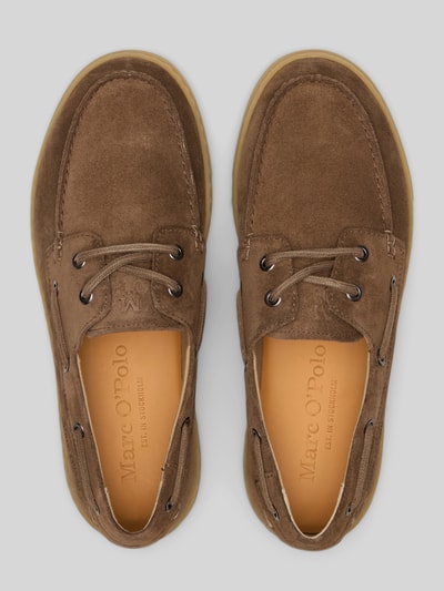 Marc O'Polo Loafer aus Verloursleder Modell 'KAIRO' Taupe 3