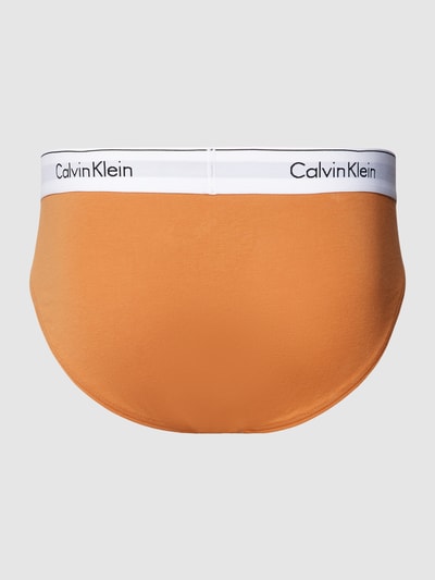 Calvin Klein Underwear Slip mit elastischem Logo-Bund im 3er-Pack Orange 3