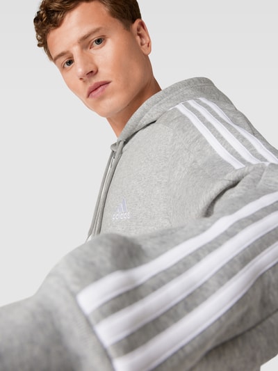 ADIDAS SPORTSWEAR Sweatjacke mit Kapuze Mittelgrau 3