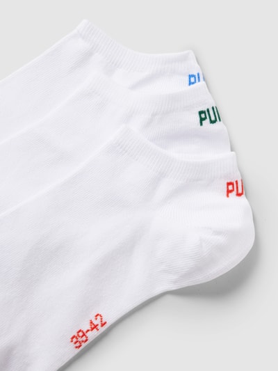 Puma Sneakersocken mit Label-Details im 3er-Pack Weiss 2