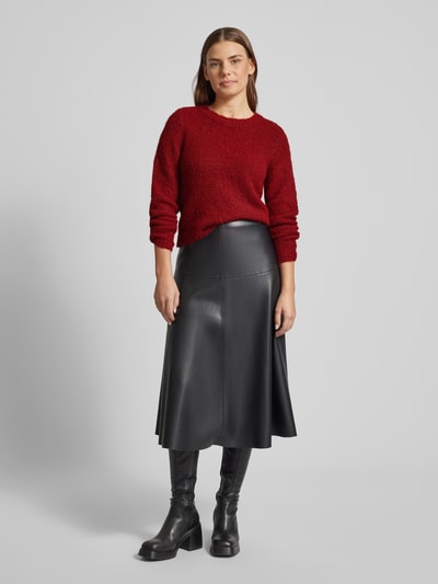 Vero Moda Pullover mit Rundhalsausschnitt Bordeaux 1