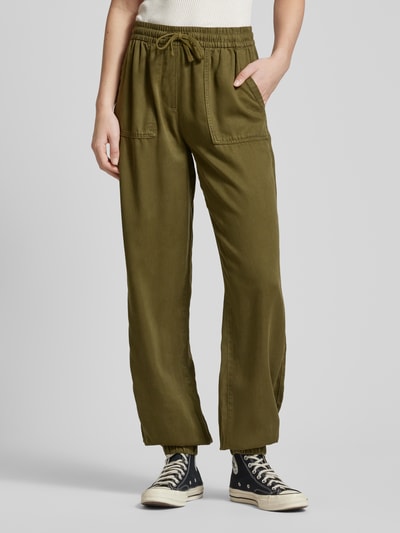 Only Stoffhose mit elastischem Bund Modell 'KENYA' Khaki 4