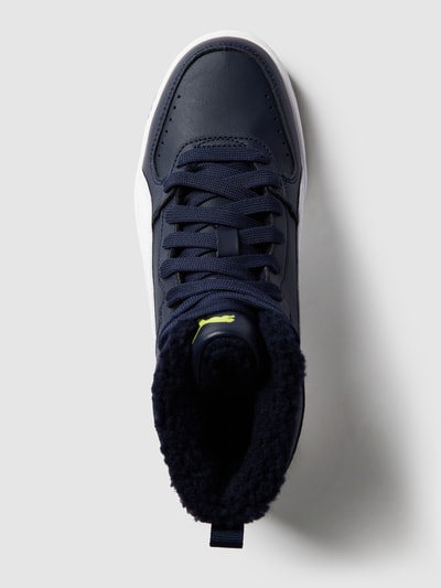 Puma High Top Sneaker mit Label-Details Modell 'JOY' Marineblau 4