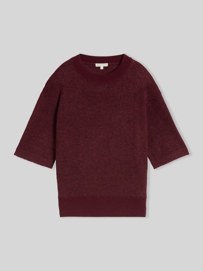 Tom Tailor Regular Fit Pullover mit Baumwoll-Anteil Bordeaux 2