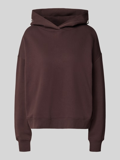 Produktfoto, Oversized Hoodie aus bawełny od Closed, krój oversized, kolor brązowy, gładka faktura, print, damska bluza z kapturem