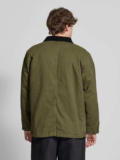 Dickies Jack met platte kraag en borstzakken Olijfgroen - 5