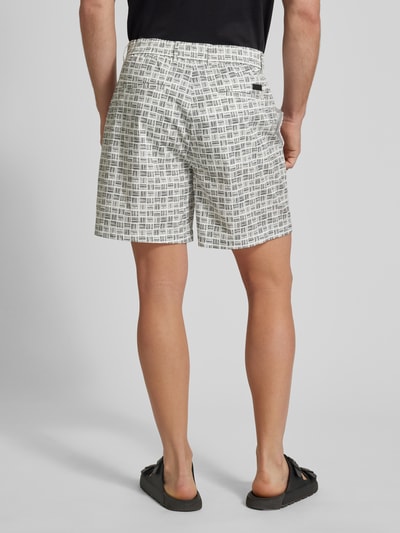 CK Calvin Klein Regular Fit Shorts mit Allover-Print Weiss 5