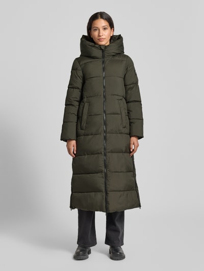 ECOALF Steppmantel mit Zweiwege-Reißverschluss Modell 'ARANDA' Dunkelgruen 4