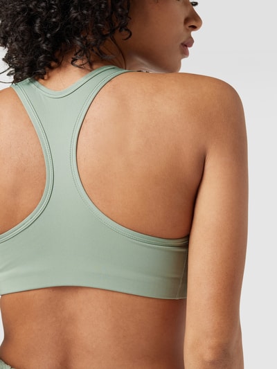 NIKE TRAINING Bustier mit Label-Print Mint 3