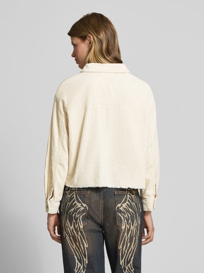 Only Oversized oversized overhemdjack van puur katoen, model 'MARINA-ENY' Zand - 5