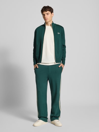 PROHIBITED Strickjacke mit Reißverschluss Dunkelgruen 1